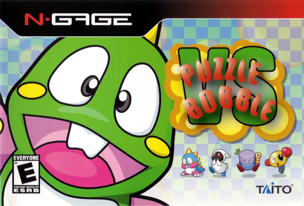 Puzzle Bobble VS box art for N-Gage